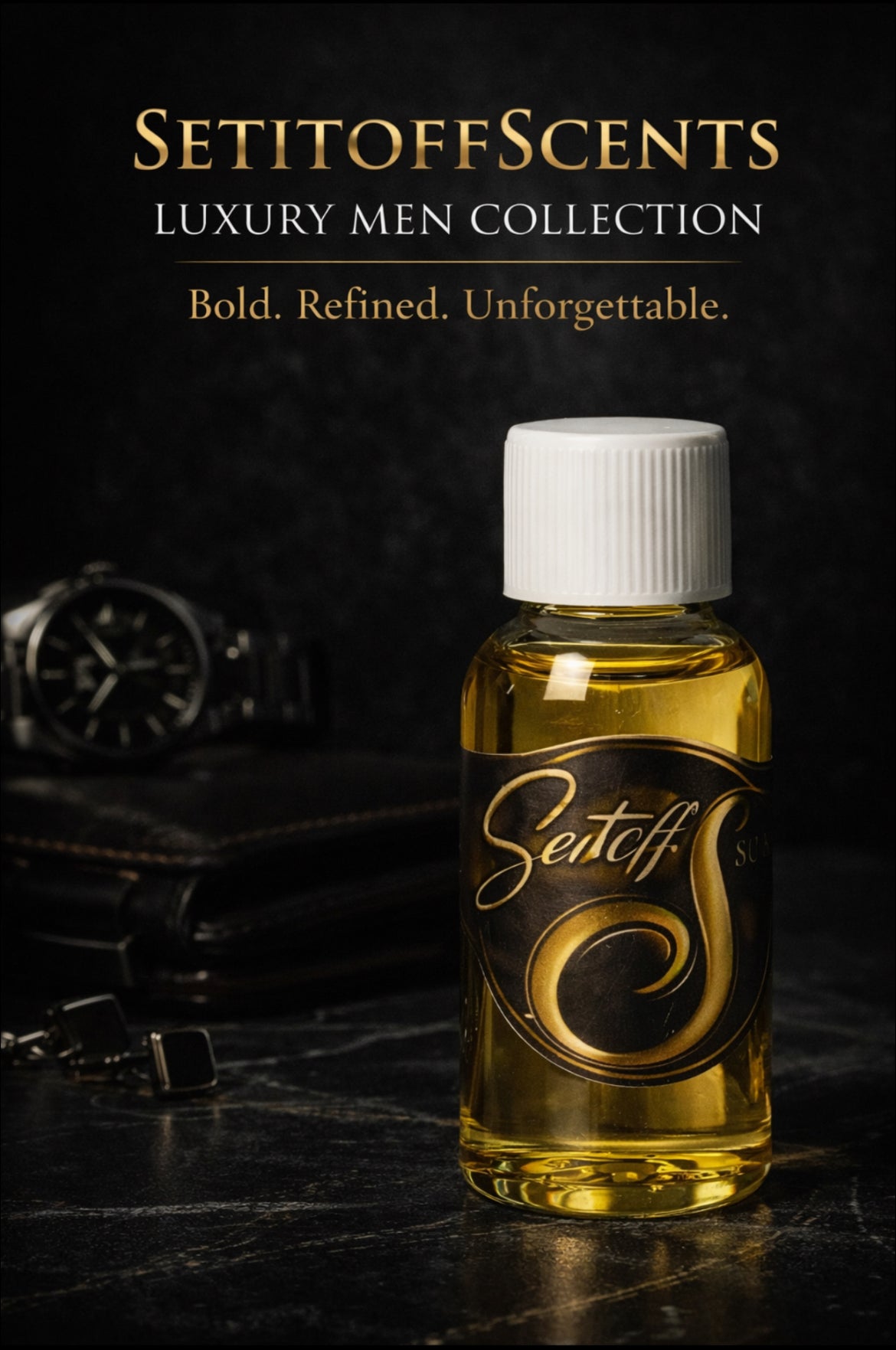 Luxury Men 40oz Hydrating BodyOil